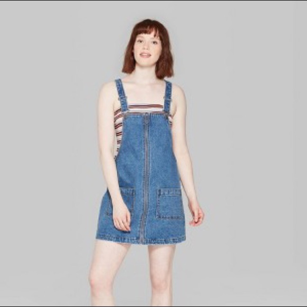 DENIM OVERALL DRESS